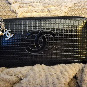 Fashion Black Croc-Embossed Wallet